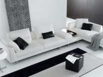 Sofá moderno blanco