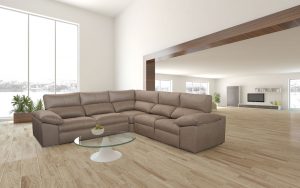 Cómo decorar un salón con un sofá rinconera