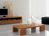 Mesa de centro de madera minimalista